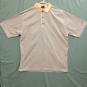 Jack Nicklaus Golf Polo Shirt Mens Short Sleeve Athletic Signature Logo Size M